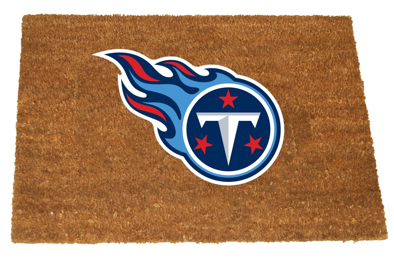 The Memory Company NFL Tennessee Titans Rectangular Coir Door Mat 29.5 x  19.5